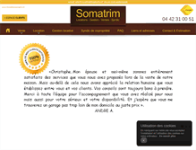 Tablet Screenshot of immobiliersomatrim.fr